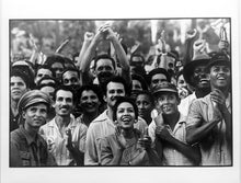 Load image into Gallery viewer, Waiting for Fidel Castro  by Burt Glinn, Havana, Two Black-and-White Photographs of Cuba 1950s
