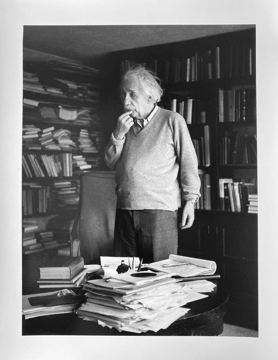 Albert Einstein, 1950s by Ernst Haas