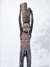 Load image into Gallery viewer, Little Surma Boy by Jean-Michel Voge, Tribal Child Ethiopia, Africa, Color Photography on Japanese Paper 1990s
