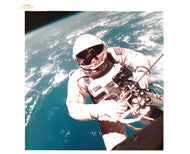 Gemini 4, NASA Astronaut Ed White in Space above Hawaii 1960s by James McDivitt