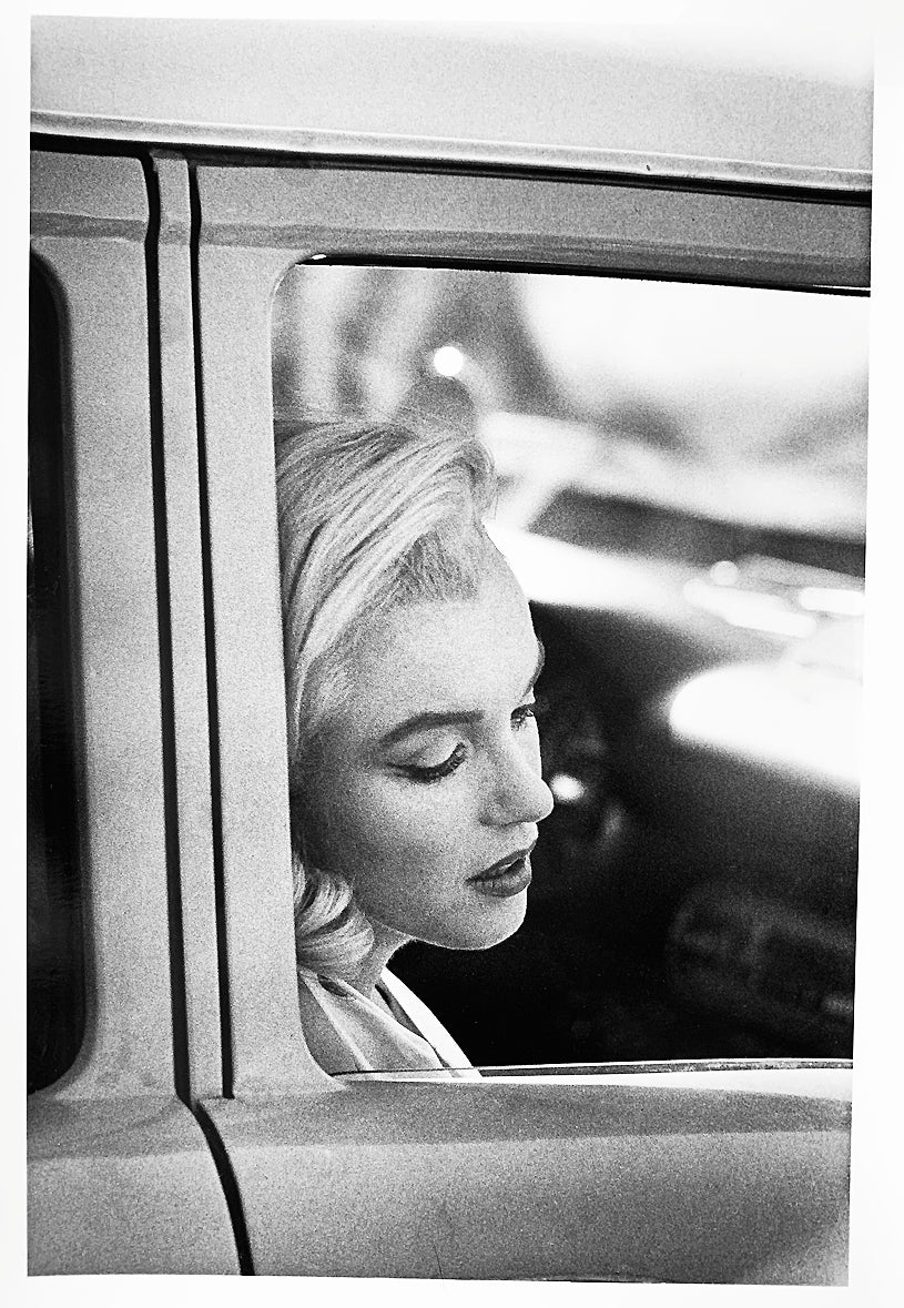 Marilyn Monroe in Car on Set of the Misfits, 1960s by Ernst Haas