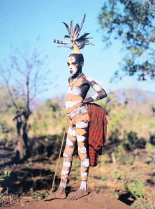 Dandy, Surma Boy, Tribal Child Omo Valley Ethiopia Africa by Jean-Michel Voge