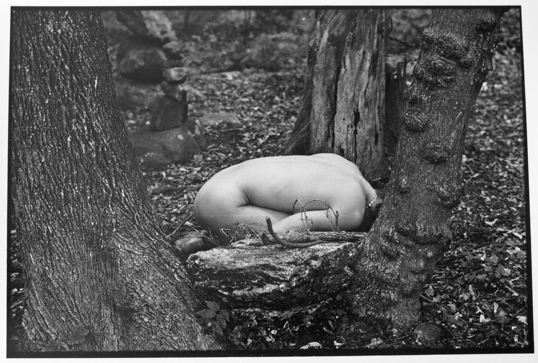 Kate #5 by Leonard Freed, Vintage Black-and-White Photography of Female Nude in Woods