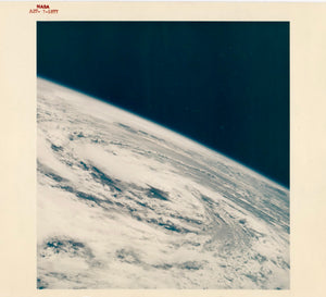 NASA Apollo 7, Hurricane Gladys in the Gulf of Mexico, Photo from the Spacecraft 1960s