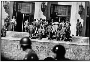 Little Rock, Arkansas, Black and White Civil Rights Photography 1950s by Burt Glinn