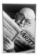 Director Otto Preminger by Burt Glinn, Black-and-White Celebrity Portrait Photography 1950s