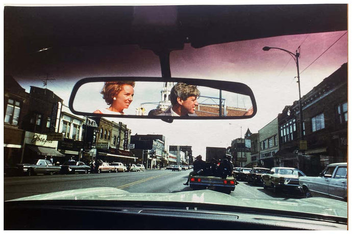 RFK and Ethel Kennedy by Burt Glinn, Campaigning in Indiana USA 1960s, Documentary Photography