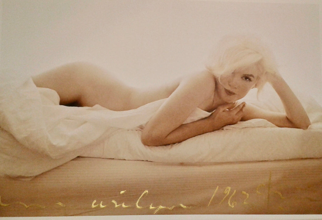 Marilyn Monroe Nude on the Bed, for The Last Sitting Vogue by Bert Stern