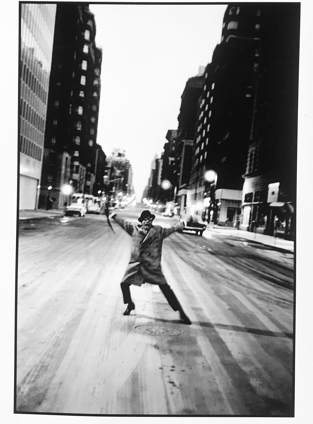 Sammy Davis Junior, New York City, Black and White Portrait Photography 1950s by Burt Glinn