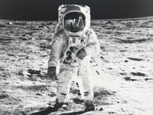 Load image into Gallery viewer, Visor by Neil Armstrong, Vintage NASA Apollo 11 Black-and-White Photo 1969

