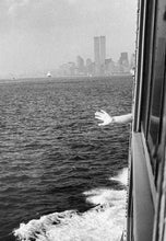 Load image into Gallery viewer, Wave Goodbye by Roberta Fineberg, Black-and-White Photography From the Staten Island Ferry, New York
