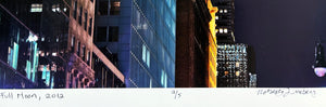 Full Moon by Roberta Fineberg, Chrysler Building, New York City, Contemporary Night Photography