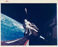 NASA, Gemini II Space Rodeo above Atlantic Ocean 1960s, Photo on Kodak Paper
