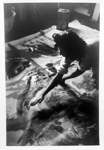 Helen Frankenthaler, Black and White Photography 1960s of American Woman Artist by Burt Glinn