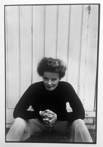 Katharine Hepburn by Burt Glinn, Black-and-White Portrait Photography of Hollywood Actress 1950s