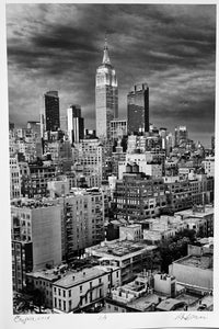 Empire, New York City by Hank Gans, Black-and-White Cityscape Photography