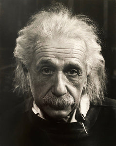 Professor Albert Einstein by Philippe Halsman, Black-and-White Portrait Photography 1940s