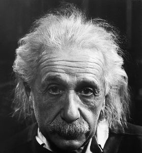 Professor Albert Einstein by Philippe Halsman, Black-and-White Portrait Photography 1940s