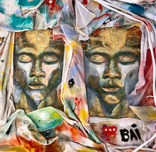 Load image into Gallery viewer, The Three Wisemen, Mixed-Media Art by Bai, African American Artist
