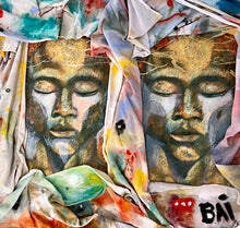 Load image into Gallery viewer, The Three Wisemen, Mixed-Media Art by Bai, African American Artist
