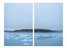 Load image into Gallery viewer, Mist and Ice by Jean-Michel Voge, Greenland, Oversized Landscape Photograph on Climate Change
