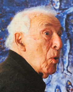 Marc Chagall, France  by Jean-Michel Voge, Artist Portrait Photography in France 1980s