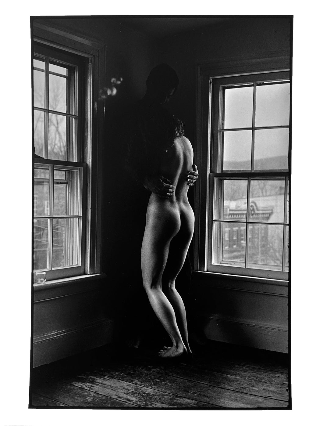 Kate Standing, Black and White Vintage Photography of Female Nude, Signed by Leonard Freed