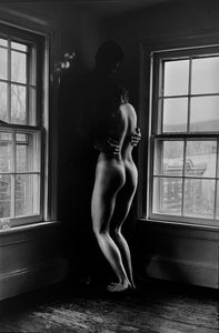 Kate Standing, Black and White Vintage Photography of Female Nude, Signed by Leonard Freed