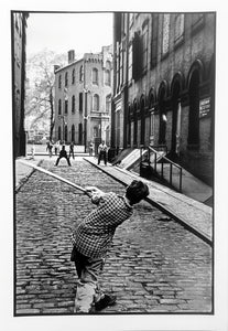 Stickball, Little Italy by Leonard Freed, Black-and-White Street Photography  New York City 1950s