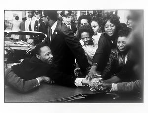 Martin Luther King, Vintage Gelatin Silver Photograph 1960s of MLK Civil Rights Movement by Leonard Freed