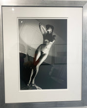 Load image into Gallery viewer, Jenny in My Apartment, Paris, Vintage Black and White Photograph of a Nude by Helmut Newton
