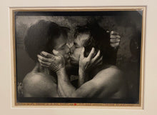 Load image into Gallery viewer, Two Men Kissing by Jan Saudek, Gelatin Silver Photograph 1980s
