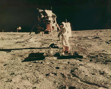 Load image into Gallery viewer, Portrait of Tranquility Base, 11 x 14 Vintage NASA Photograph 1960s on Kodak Paper
