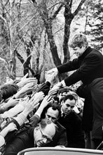 Load image into Gallery viewer, Robert Kennedy (RFK) Campaign Trail by Burt Glinn, Black-and-White Documentary Photography 1960s
