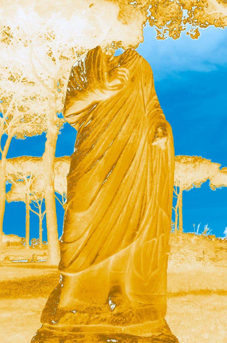 Roman God(dess) I by Roberta Fineberg, Rome, Italy, Contemporary Photography of Classical Subjects.