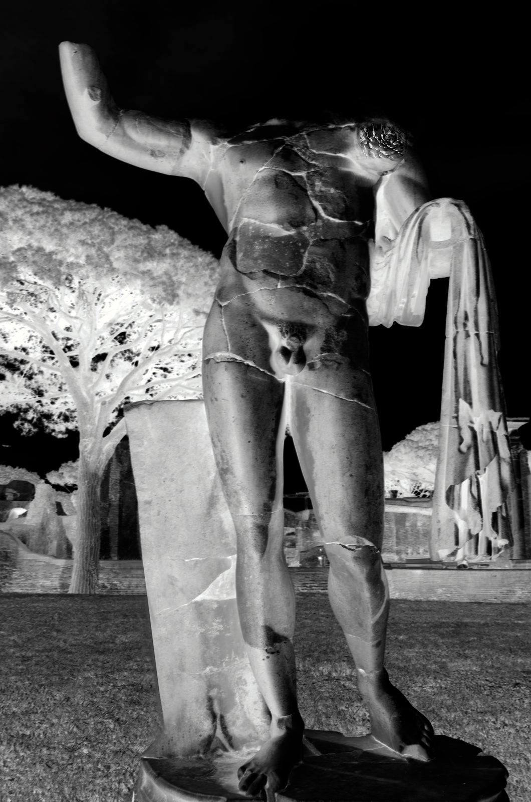 Fragments by Roberta Fineberg, Negative Photography of Antiquities Rome, Italy