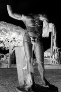 Fragments II by Roberta Fineberg, Black-and-White Negative Image of Antiquities, Rome, Italy