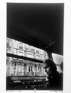 Bus Ride by Roberta Fineberg, Black-and-White Street Photography Paris, France1980s