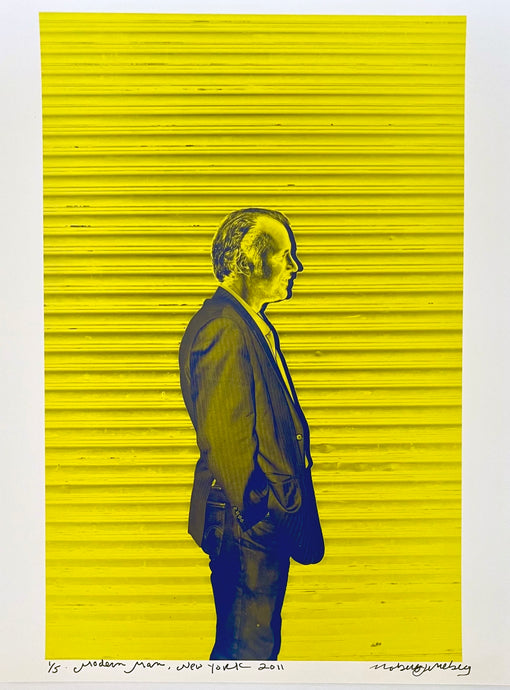 Modern Man, New York City by Roberta Fineberg, Contemporary Color Pop Art Photo