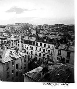 Paris Rooftops, France by Roberta Fineberg, Classic Black-and-White Photography