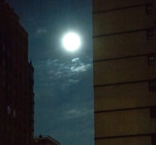 Load image into Gallery viewer, Wolf Moon by Roberta Fineberg, Photography of a Night of the Full Moon, New York City
