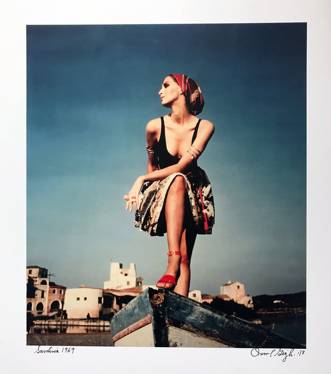 Sardinia, Italy  by Ormond Gigli, Color Fashion Photography 1960s