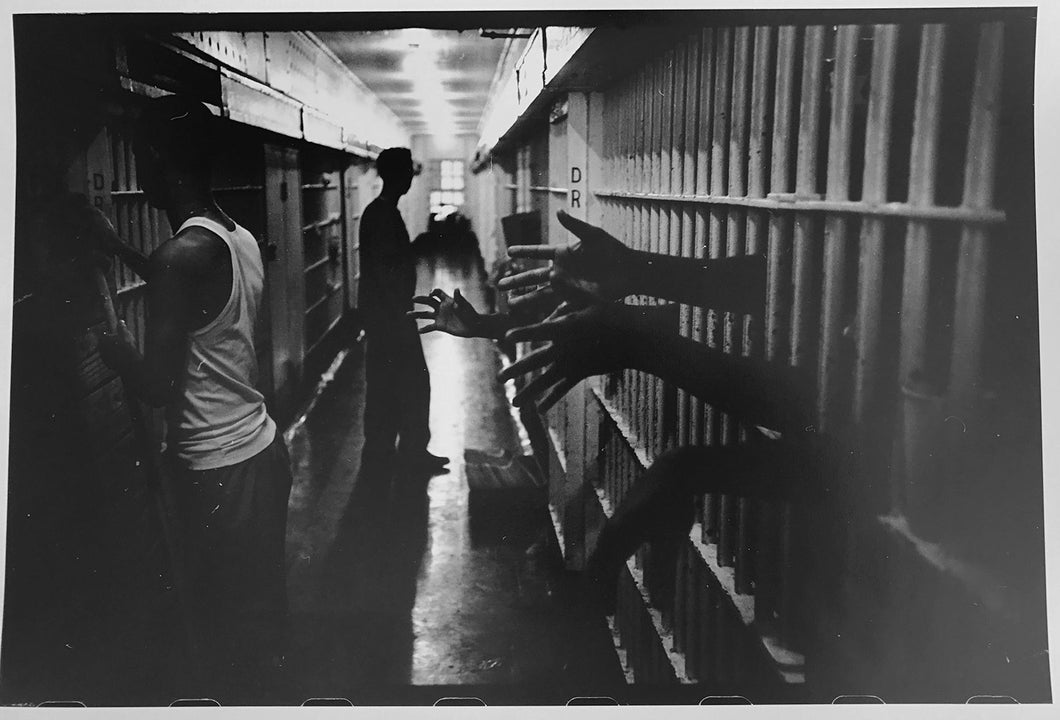 City Prison, New Orleans  by Leonard Freed. Vintage Black-and-White Civil Rights Photography 1960s