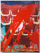 Load image into Gallery viewer, Red Lightning byYukari Edamitsu, Abstract Contemporary Painting by Japanese Woman Artist
