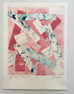 Positively Pink by a.muse, One-of-a-kind Pink Abstract Art on Paper